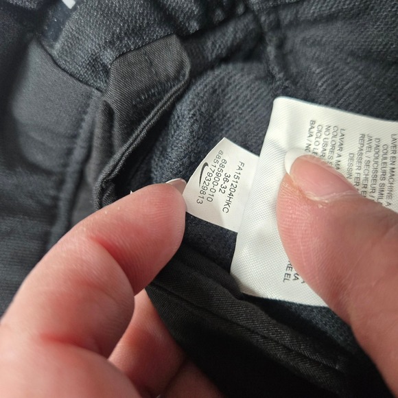 Nike Golf Tour Performance Pants Mens 36x32 Black Golf Activewear - Picture 11 of 12